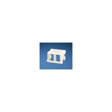 Panduit 2-PORT 1/2 SIZE SLOPED INSERTACCEPTS 2 NETKEY MODULES ROHS, PK 10 NKHS2EI-X